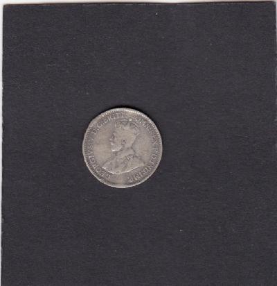 Beschrijving: 3 Pence GEORGIUS V 